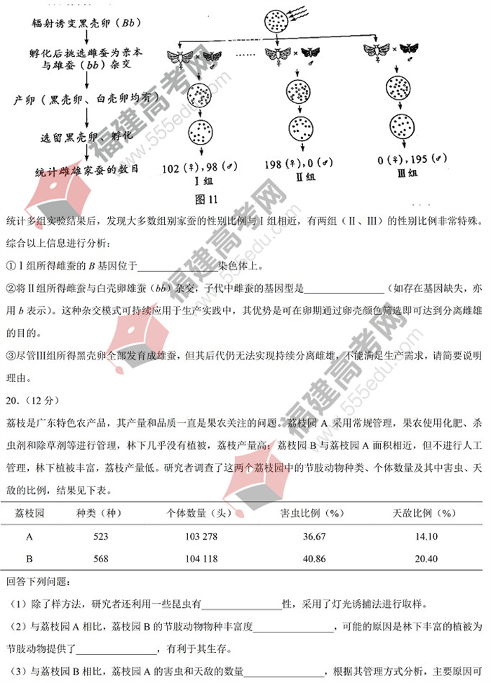 2022年广东高考生物真题 2022年广东高考生物真题
