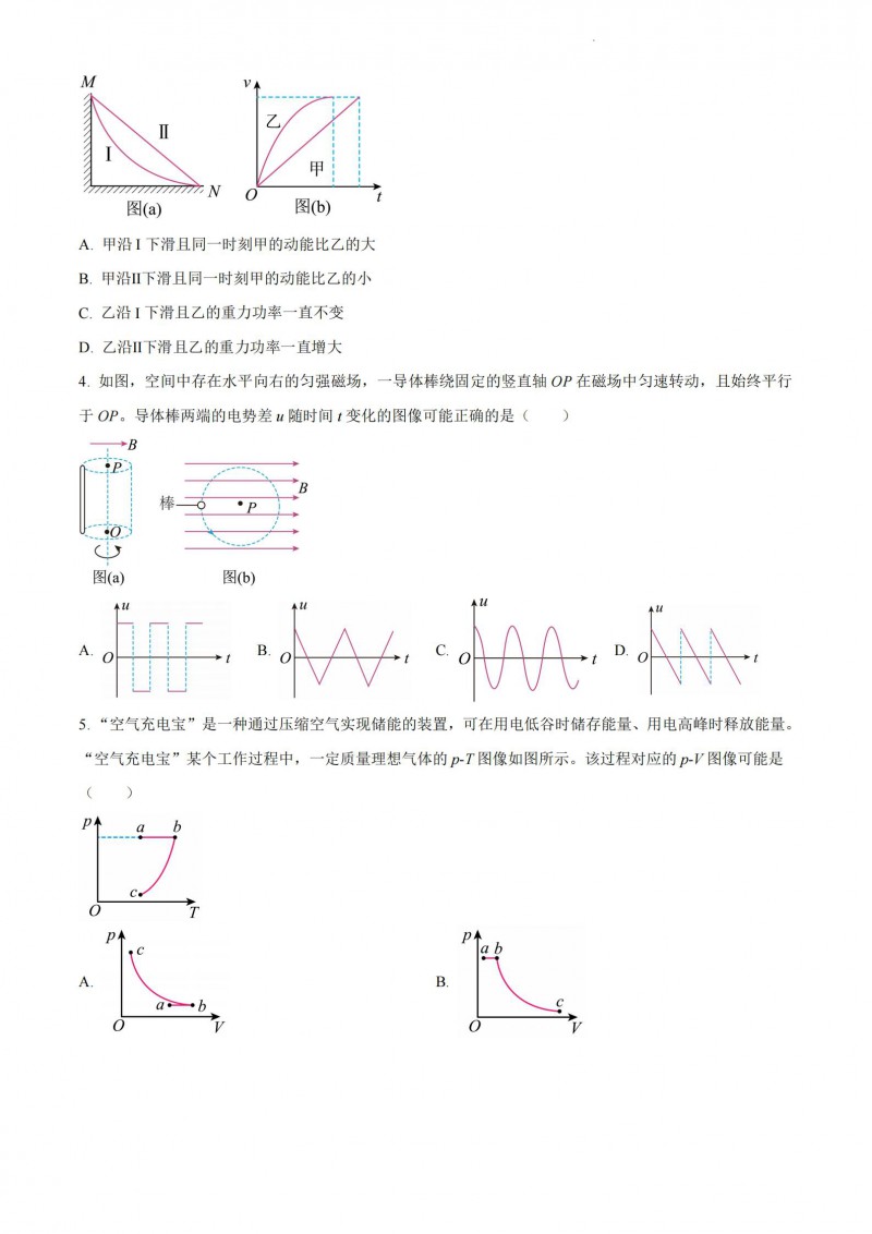 2023年辽宁高考物理真题 2023年辽宁高考物理真题